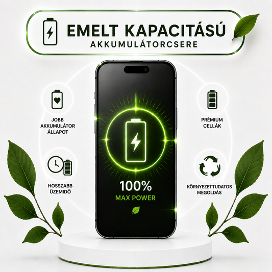 iPhone 15 akkumulátor csere gyári minőségben - 1 órán belül
